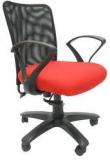 Chromecraft Rado Office Ergonomic Chair In Black & Red Colour