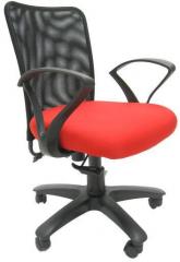 Chromecraft Rado Office Ergonomic Chair in Black & Red Colour