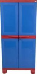 Classic Furniture Warbrobe | Closet| Shoe Rack Liberty 4ft Red Blue Plastic 2 Door Wardrobe