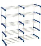 Cmerchants BOOK SHELF 10RACK Metal Open Book Shelf