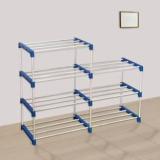 Cmerchants Multi Organiser BLue 7 Metal Open Book Shelf