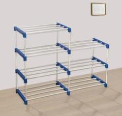 Cmerchants Multi Organiser BLue 7 Metal Open Book Shelf