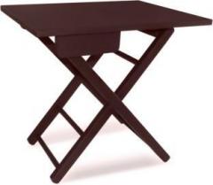 Colorwood Cosy Foldable Side Table Brown Solid Wood Coffee Table