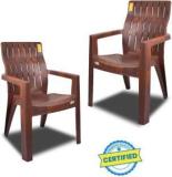 Comfort Creation Sigma High back heavy duty Premium chair Set of 2 Plastic Living Room Chair