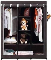 Continental 6 + 2 Shelves 3 door 88130 CN Carbon Steel Collapsible Wardrobe