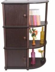 Craft Creations Engineered Wood Semi Open Book Shelf