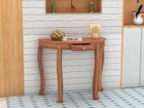 Craft D Arts Solid Sheesham Wooden Console Table | Durable and Sturdy Side Table/End Table | Solid Wood Study Table