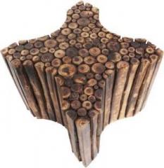 Craftonline new antique shaped wooden stool Living & Bedroom Stool