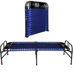 Crempire Latest Magic Bed, Folding beds for Sleeping, Guest Bed, Portable Folding Bed, niwar Bed, Sleep Bed, cot Foldable Bed, Latest Bed, charpai Rope Bed, Small Bed for one Person Metal Single Bed