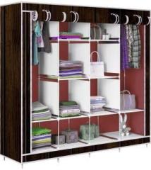 Curio Centre D2 Wood Print Cupboard Metal Almirah