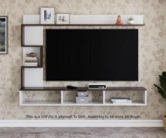 Cutekitchen SH W0161WT Engineered Wood TV Entertainment Unit