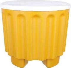 Cutting Edge Set of 1 | Yellow | Multipurpose Eco Plastic Kids Chair/Storage Stool for Home and Kitchen Plastic Stool