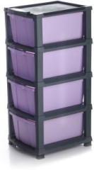 Darkpyro 4XL MODULAR DRAWER PURPLE Plastic Free Standing Cabinet