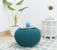 Dch Natural Fiber Pouf