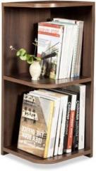 Debono Jolly Corner Book Rack with Three shelves Engineered Wood Open Book Shelf