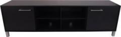 Deckup Uniti TV2180 Black Engineered Wood TV Entertainment Unit