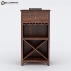 Decornation Cynthia Solid Wood Bar Cabinet