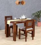 Decorwood Solid Sheesham Wood Two Seater Dining Set For Dining Room, Restaurant . Solid Wood 2 Seater Dining Set