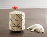 Deeke Collection Bone Inlay Solid Wood End Table