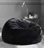 Deeku Art XXXL Fur bean bag with beans filling for kids and adults Teardrop Bean Bag With Bean Filling