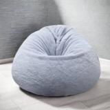 Deeku Art XXXL Soft And Premium Faux Fur bean bag with beans filling for kids and adults Teardrop Bean Bag With Bean Filling