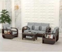 Deepak Art Solid Wood 3 + 1 + 1 Sofa Set