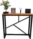 Dekorwish Black Base Console Table Metal Console Table