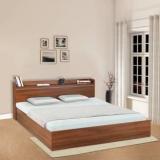 Delite Kom Cherry Engineered Wood King Box Bed