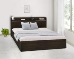 Delite Kom Plum Engineered Wood King Box Bed