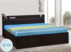 Delite Kom Plum Engineered Wood Queen Box Bed