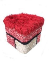 Desire&decore Fabric Cube Ottoman