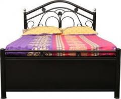 Diamond Interiors Metal Single Bed With Storage