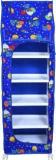 Diekuche Baby 6 Shelve Unbreakable Material PVC Collapsible Wardrobe PP Collapsible Wardrobe