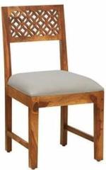 Dikshawood Sheesham Wood Cushioned Dining Chairs Set of 2 Solid Wood Dining Chair