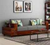 Divine Arts Fabric 3 Seater Sofa