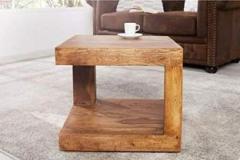 Divine Arts Sheesham Wood Solid Wood Bedside Table