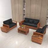 Dokri 7 Seater Sofa For Living, Waiting Room/ Office Fabric 3 + 2 + 2 Sofa Set