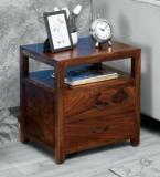 Drylc Furniture Premium Quality Sheesham Solid Wood Bed Side Table For Bedroom Finish Color : Honey Solid Wood Bedside Table