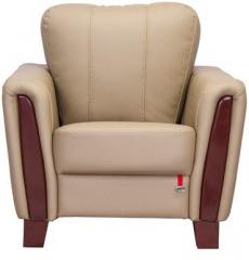 Durian Berry Compact Single Seater Sofa in Cream Colour