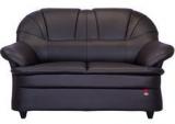 Durian Berry Timeless Double Seater Sofa In Matt Black Colour