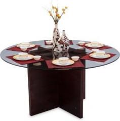 Durian CASPIAN/DT Glass 6 Seater Dining Table