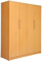 Durian Jasmine Four Door Wardrobe in German Oak Finish