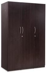 Durian Krish Three Door Wardrobe in Brown Colour