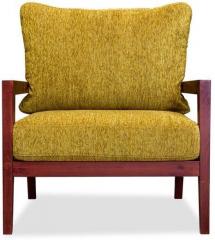 Durian Malaca Armchair in Beryl Green & Rosewood Colour