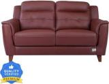 Durian Patrick 2 Seater Brick Red Sofa Leather 2 Seater Sofa