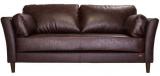 Durian Richmond Three Seater Sofa In Chocolate Brown Colour