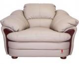 Durian Salina Single Seater Sofa In Beige Colour