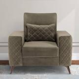 Duroflex Eden Fabric 1 Seater Sofa