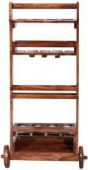 Early Furniture Solid Wood Bar Trolley