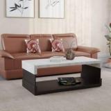 Eltop Wooden Furniture Center Table/Tea Table With Marble Pattern And Storage Engineered Wood Coffee Table